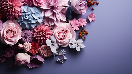 Flower Composition Flowers Next Each Other, HD, Background Wallpaper, Desktop Wallpaper