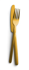 Golden Knife and Fork Brass