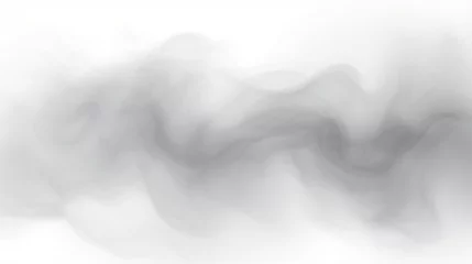 Fotobehang Ethereal Mist and Transparent Smoke: Abstract Special Effects Creating a Mysterious and Atmospheric Background - A Delicate, Artistic Design for Fantasy and Beauty. © Sunanta