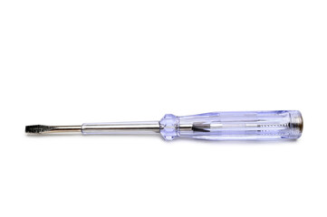 Fototapeta premium Neon voltage test screwdriver