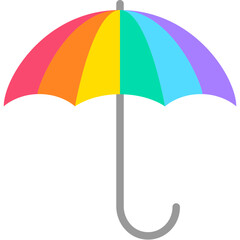 Umbrella icon. Flat design. For presentation, graphic design, mobile application. © n.ko.studios