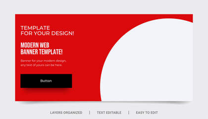 Web banner template.