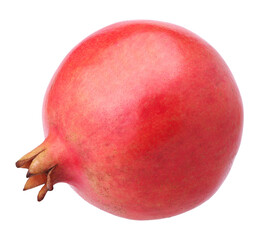 pomegranate isolated, pomegranate macro studio photo, transparent PNG, PNG format