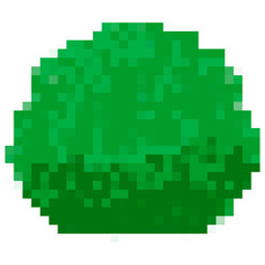green pixel block