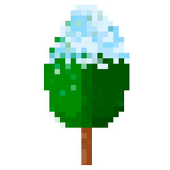 tree made of squares