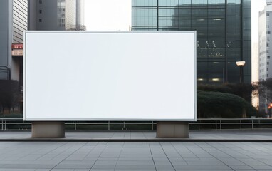 Large Billboard in Downtown Setting
