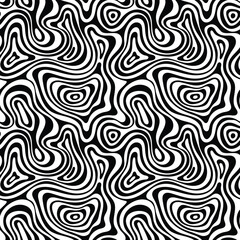 	
Seamless pattern, abstract doodles, curls, maze, vector background