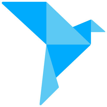 Origami Dove Bird Icon