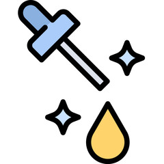 Serum icon. Filled outline design. For presentation, graphic design, mobile application.