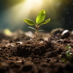 New Life Sprouts from Rich Soil