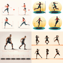 silhouette, people, vector, woman, illustration, sport, dance, silhouettes, family, fitness, business, running, men, black, icon, body, group, person, child, pose, boy, ball, walking, lady, art