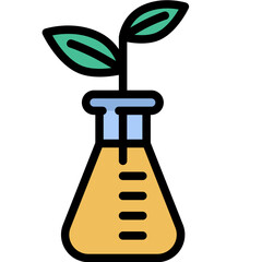 Agriculture lab icon. Filled outline design. For presentation, graphic design, mobile application.