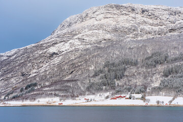 Winter in Helgeland, Nordland, Norway