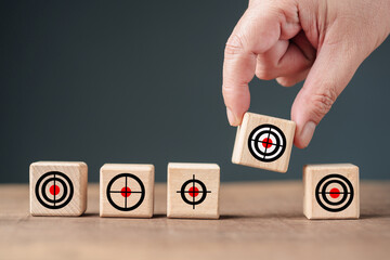 Hand pick the only target in a row, select, and narrow the target, customers, and audience,...