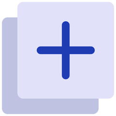 Obraz premium New Plus Sign Icon