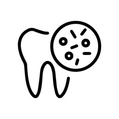 Tooth and Dental Health Icon vector design