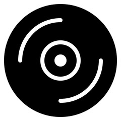 Music Record Disc Icon