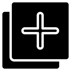 Obraz premium New Plus Sign Icon