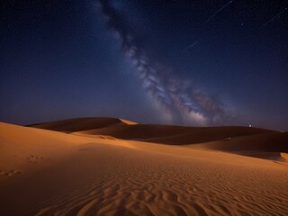 celestial symphony explore the beauty of the night sky above desert landscapes