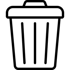 Trash Can Delete Icon