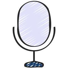 Obraz premium Recording Microphone Icon