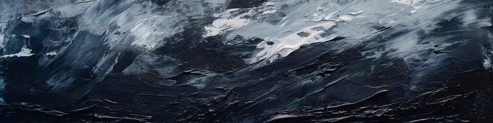 black background texture with black oil paints