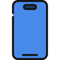Cell Phone Oval Notch Icon