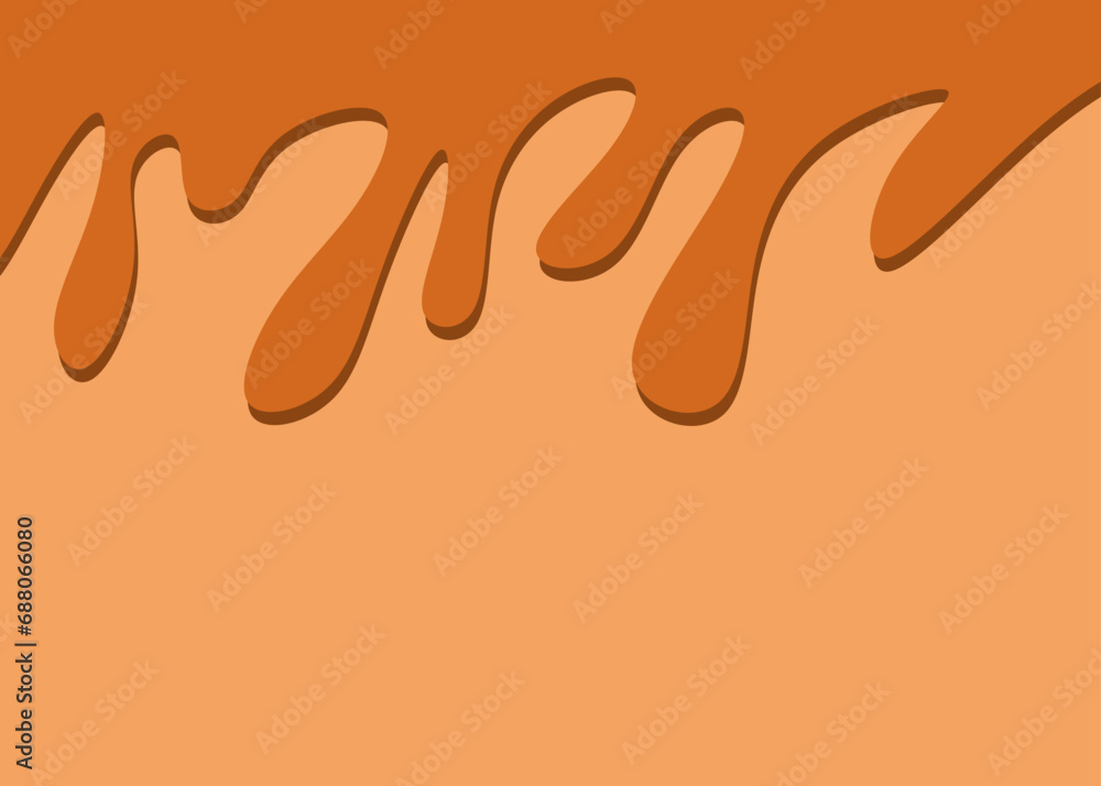 Poster minimalist background with melting liquid pattern and with some copy space area