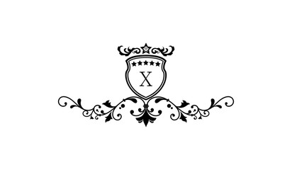 Luxury Classical Retro Logo X