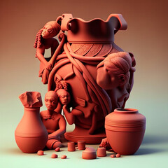 Clay Chronicles: Terracotta Art Narrating Stories of Tradition
