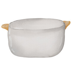 watercolor saucepan