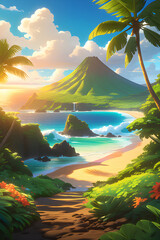 hawaii island scenery