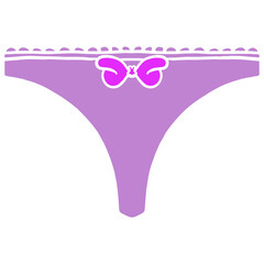Girl underwear icon