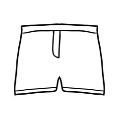 Underwear Underpants flat thin line