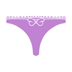 Girl underwear icon