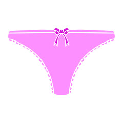 Girl underwear icon