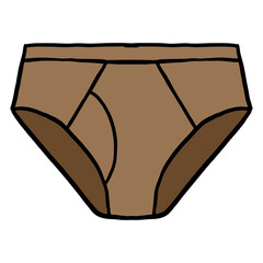 men's underwear pants illustration