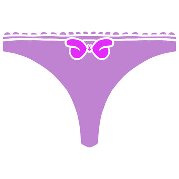 Girl underwear icon