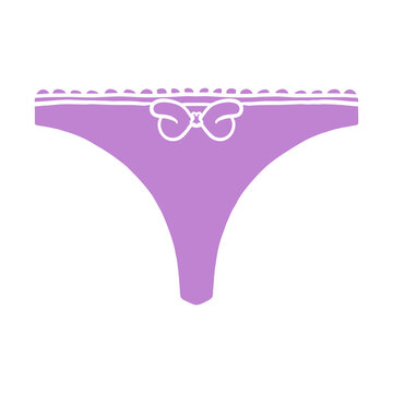 Girl underwear icon