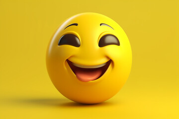Fototapeta premium 3d smiley face