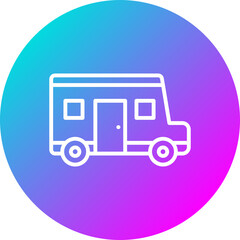 Camping Car Icon