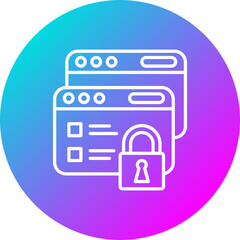 Obraz premium Data Security Icon