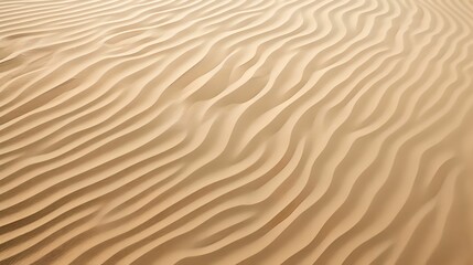 Fototapeta premium Wind-Formed Sand Dunes, overhead view, ripples, pattern, natural texture