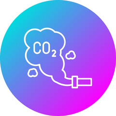 Carbon dioxide Icon