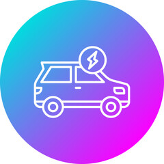 Electric Car Icon