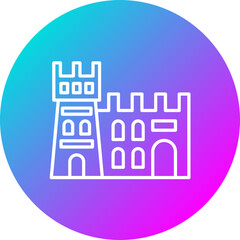 Fototapeta premium Old Building Icon