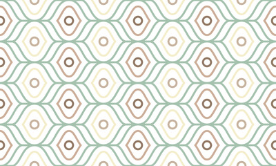 Retro seamless pattern, colorful background design. Vector illustration