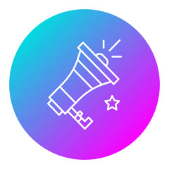 New Year Megphone Icon