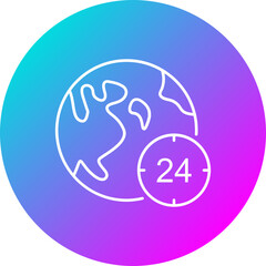 24 Hours News Icon