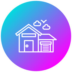 Detached House Icon